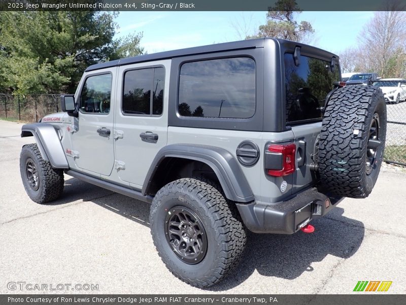 Sting-Gray / Black 2023 Jeep Wrangler Unlimited Rubicon 4x4