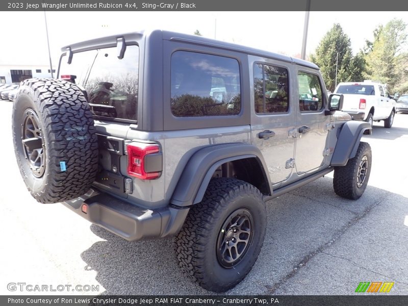Sting-Gray / Black 2023 Jeep Wrangler Unlimited Rubicon 4x4