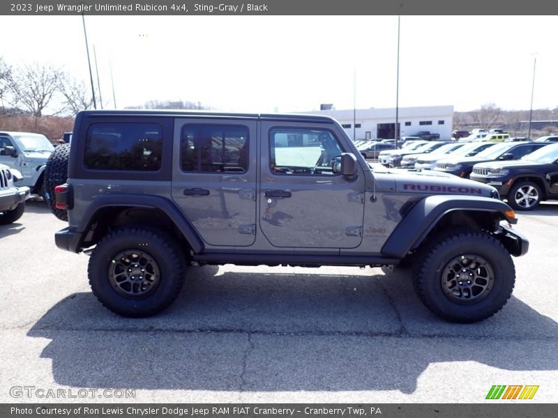 Sting-Gray / Black 2023 Jeep Wrangler Unlimited Rubicon 4x4