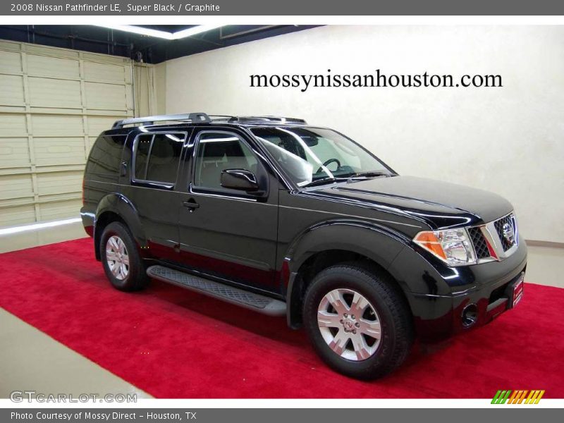 Super Black / Graphite 2008 Nissan Pathfinder LE