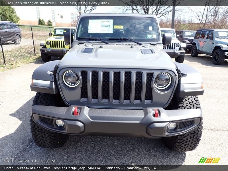 Sting-Gray / Black 2023 Jeep Wrangler Unlimited Rubicon 4x4