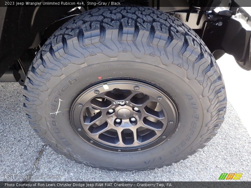 Sting-Gray / Black 2023 Jeep Wrangler Unlimited Rubicon 4x4