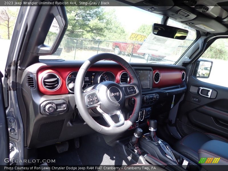 Sting-Gray / Black 2023 Jeep Wrangler Unlimited Rubicon 4x4