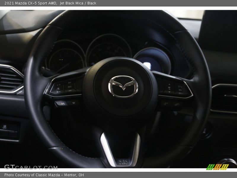 Jet Black Mica / Black 2021 Mazda CX-5 Sport AWD