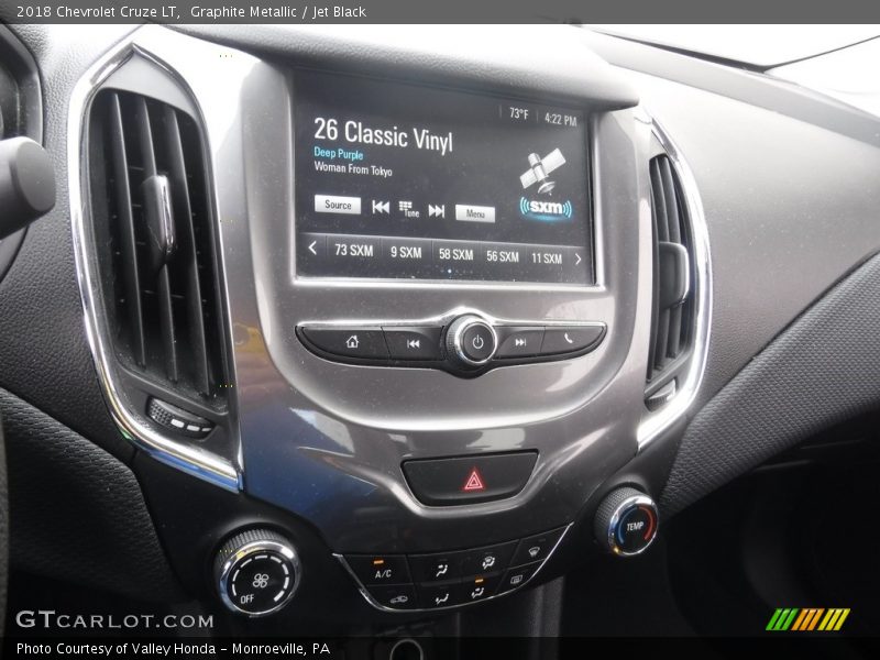 Graphite Metallic / Jet Black 2018 Chevrolet Cruze LT