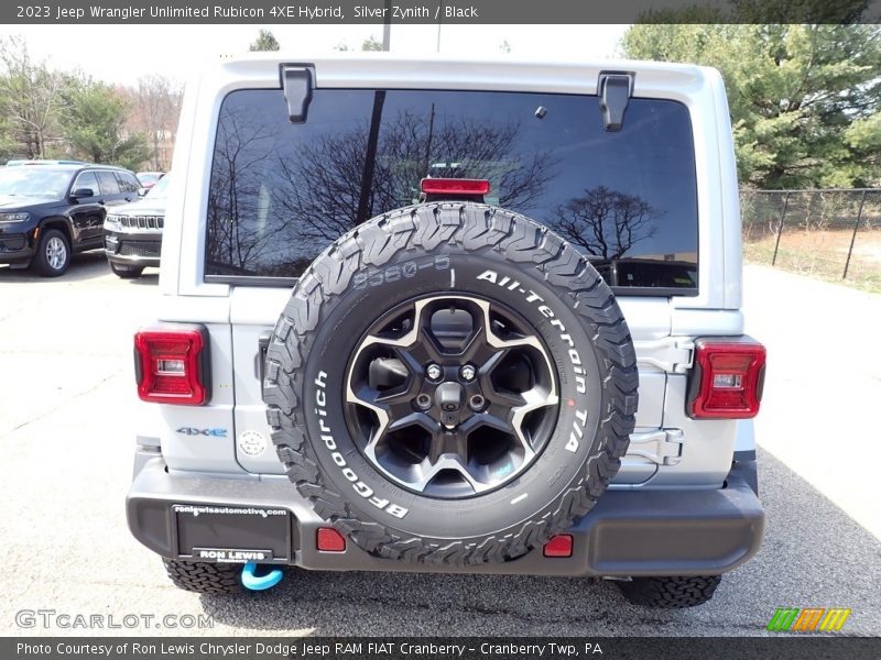 Silver Zynith / Black 2023 Jeep Wrangler Unlimited Rubicon 4XE Hybrid