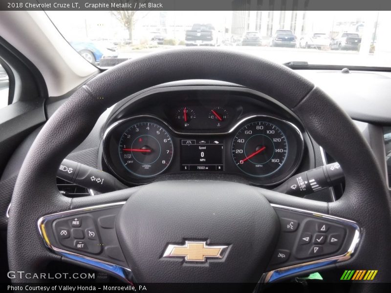 Graphite Metallic / Jet Black 2018 Chevrolet Cruze LT