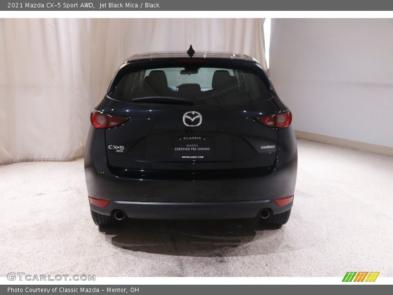 Jet Black Mica / Black 2021 Mazda CX-5 Sport AWD