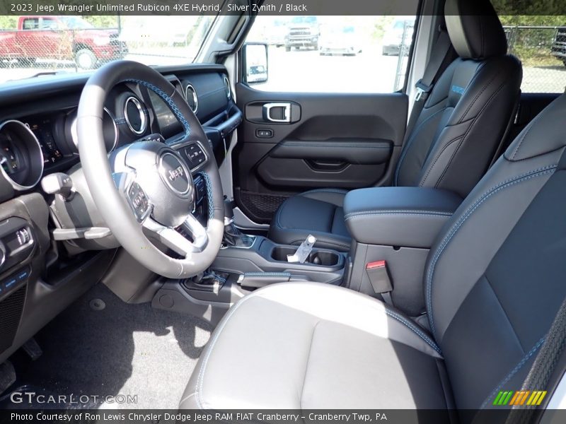 Silver Zynith / Black 2023 Jeep Wrangler Unlimited Rubicon 4XE Hybrid