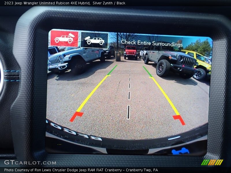 Silver Zynith / Black 2023 Jeep Wrangler Unlimited Rubicon 4XE Hybrid