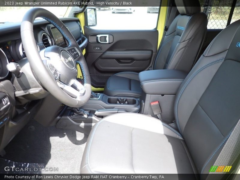 High Velocity / Black 2023 Jeep Wrangler Unlimited Rubicon 4XE Hybrid