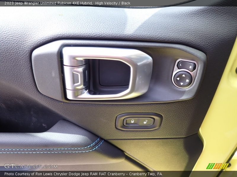 High Velocity / Black 2023 Jeep Wrangler Unlimited Rubicon 4XE Hybrid