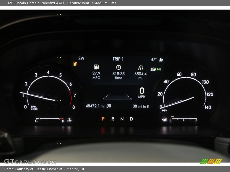 Ceramic Pearl / Medium Slate 2020 Lincoln Corsair Standard AWD