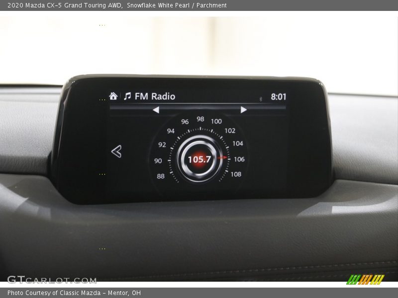 Snowflake White Pearl / Parchment 2020 Mazda CX-5 Grand Touring AWD