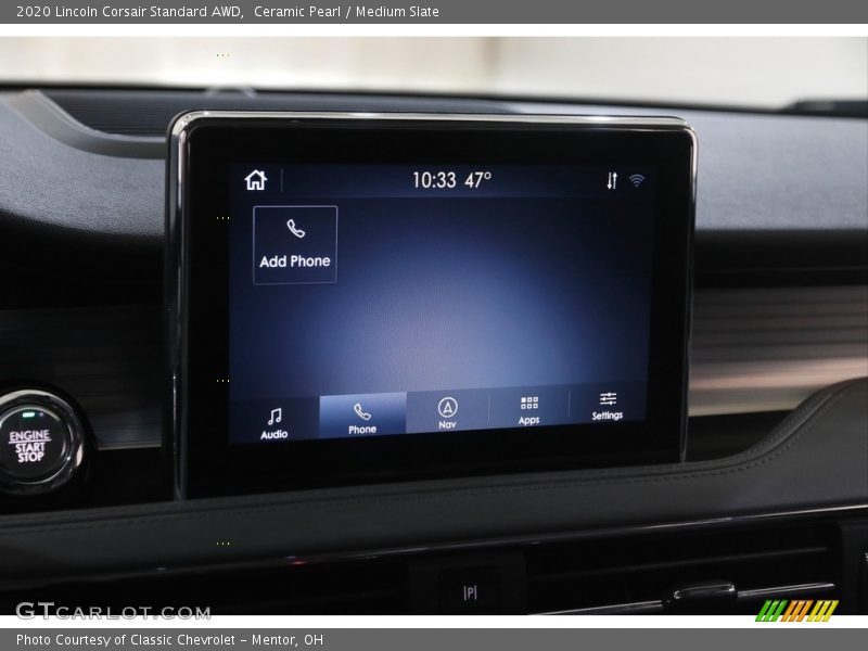 Ceramic Pearl / Medium Slate 2020 Lincoln Corsair Standard AWD
