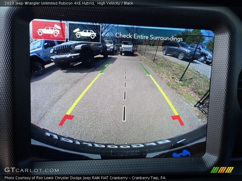 High Velocity / Black 2023 Jeep Wrangler Unlimited Rubicon 4XE Hybrid