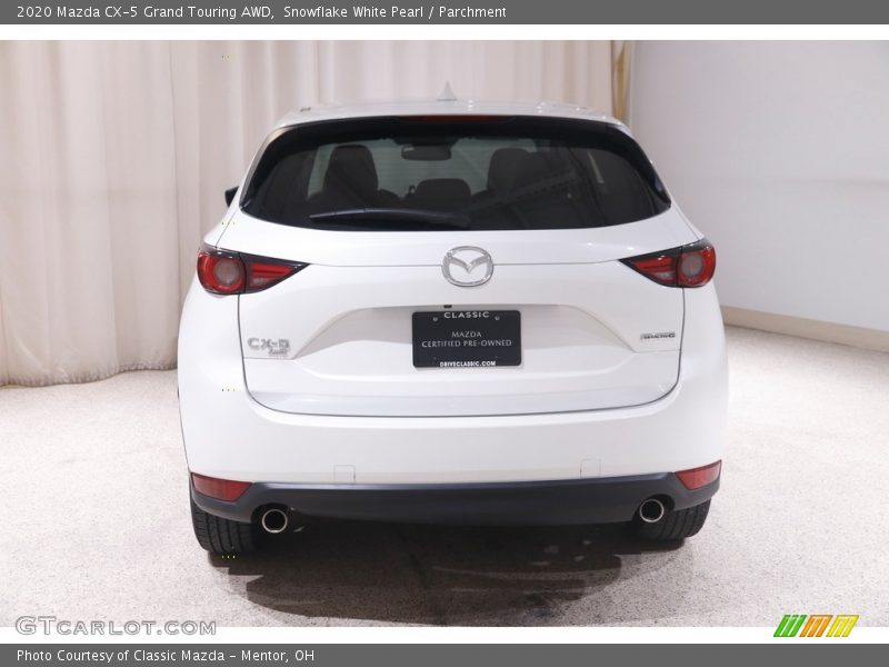 Snowflake White Pearl / Parchment 2020 Mazda CX-5 Grand Touring AWD