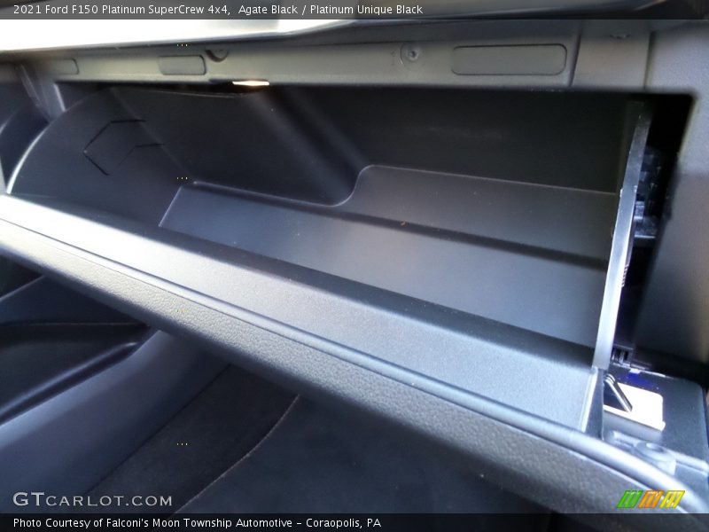 Agate Black / Platinum Unique Black 2021 Ford F150 Platinum SuperCrew 4x4