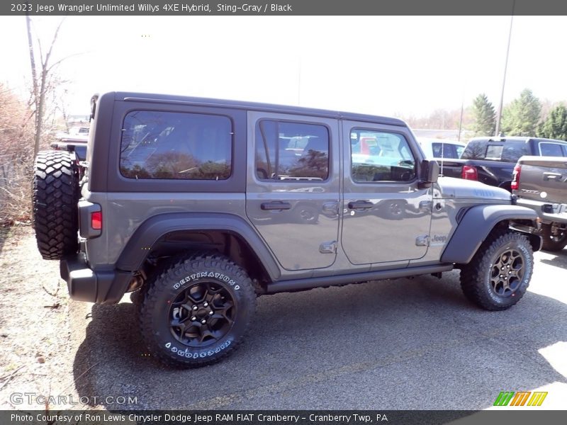 Sting-Gray / Black 2023 Jeep Wrangler Unlimited Willys 4XE Hybrid