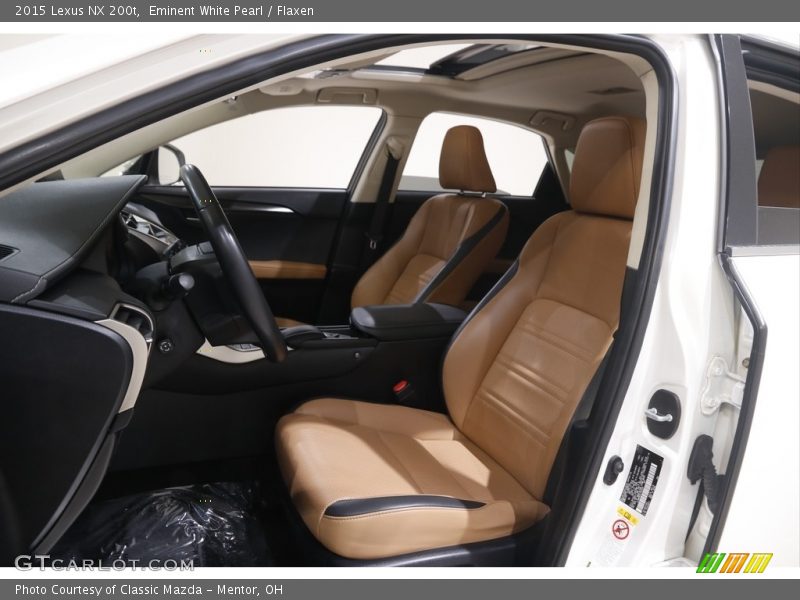 Front Seat of 2015 NX 200t