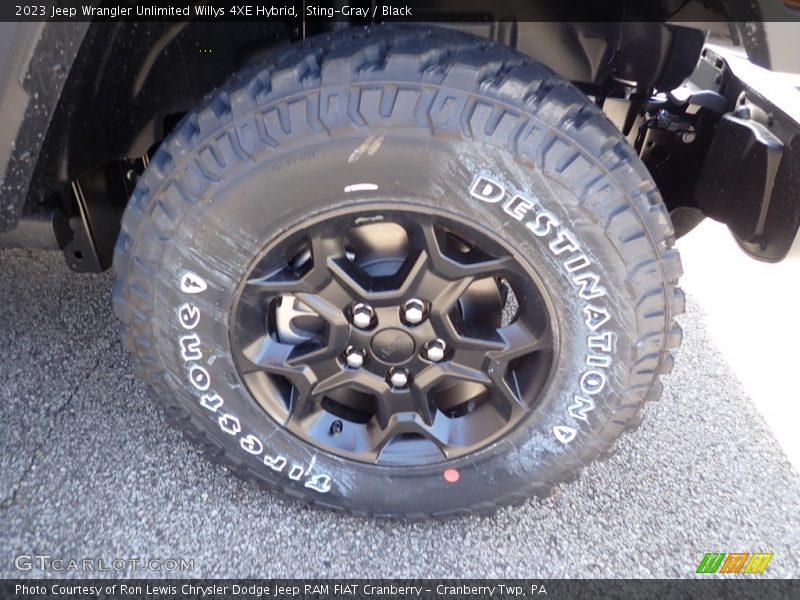 Sting-Gray / Black 2023 Jeep Wrangler Unlimited Willys 4XE Hybrid