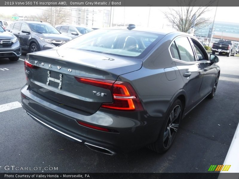 Osmium Grey Metallic / Blond 2019 Volvo S60 T6 Inscription AWD