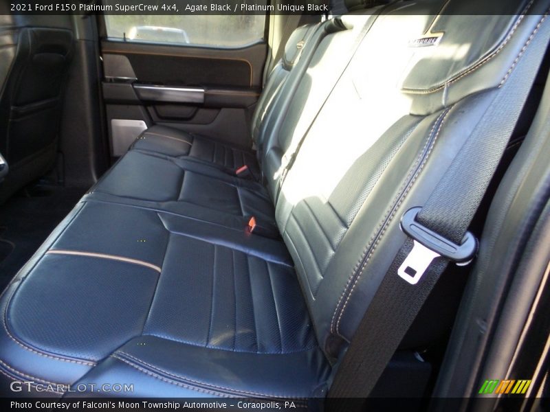 Rear Seat of 2021 F150 Platinum SuperCrew 4x4