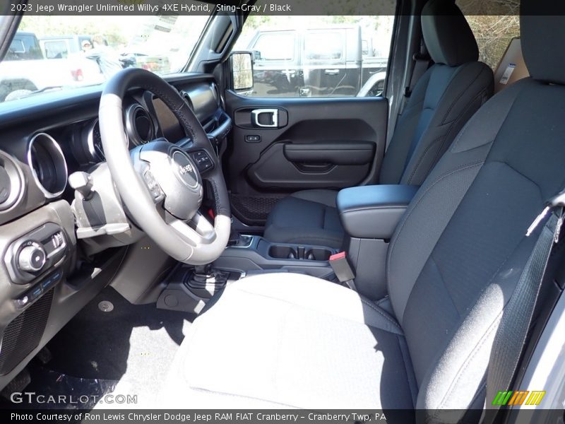 Sting-Gray / Black 2023 Jeep Wrangler Unlimited Willys 4XE Hybrid