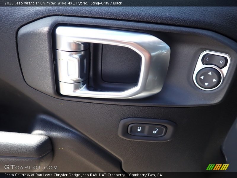 Sting-Gray / Black 2023 Jeep Wrangler Unlimited Willys 4XE Hybrid