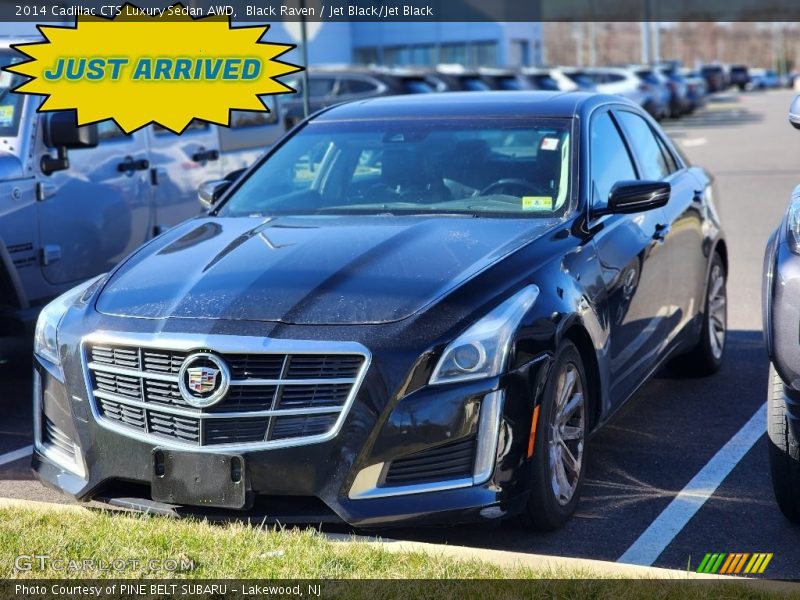 Black Raven / Jet Black/Jet Black 2014 Cadillac CTS Luxury Sedan AWD