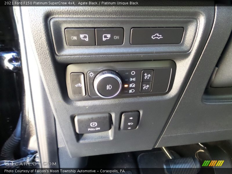 Controls of 2021 F150 Platinum SuperCrew 4x4