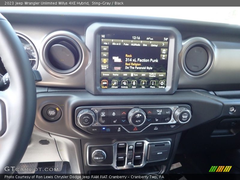 Sting-Gray / Black 2023 Jeep Wrangler Unlimited Willys 4XE Hybrid