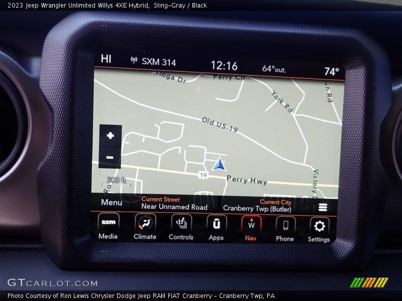 Sting-Gray / Black 2023 Jeep Wrangler Unlimited Willys 4XE Hybrid