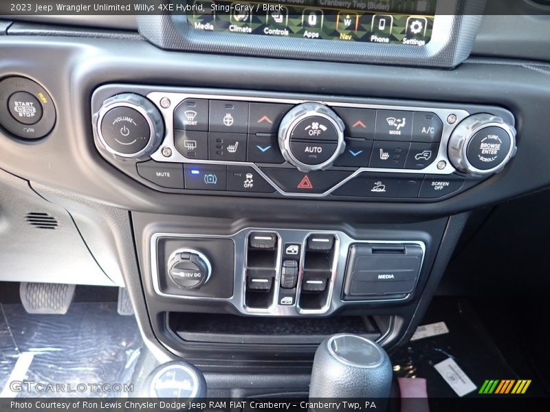 Sting-Gray / Black 2023 Jeep Wrangler Unlimited Willys 4XE Hybrid