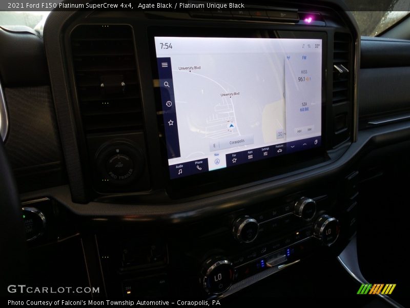 Agate Black / Platinum Unique Black 2021 Ford F150 Platinum SuperCrew 4x4