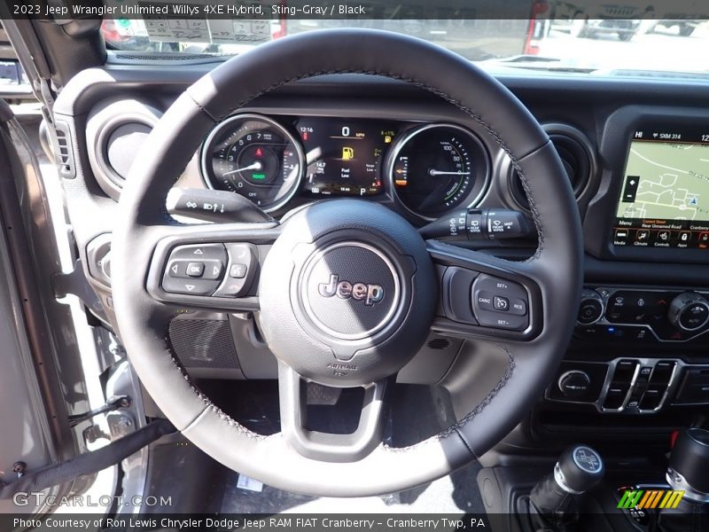 Sting-Gray / Black 2023 Jeep Wrangler Unlimited Willys 4XE Hybrid