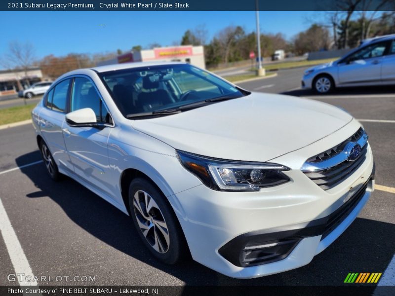 Crystal White Pearl / Slate Black 2021 Subaru Legacy Premium