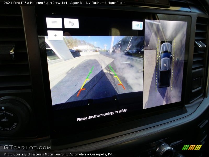 Agate Black / Platinum Unique Black 2021 Ford F150 Platinum SuperCrew 4x4