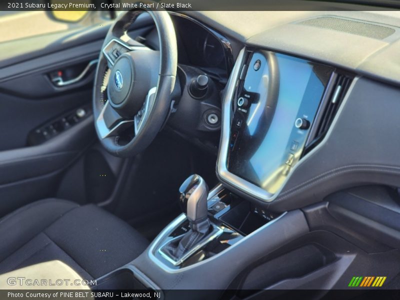 Crystal White Pearl / Slate Black 2021 Subaru Legacy Premium