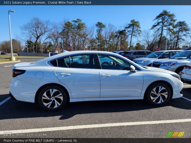 Crystal White Pearl / Slate Black 2021 Subaru Legacy Premium