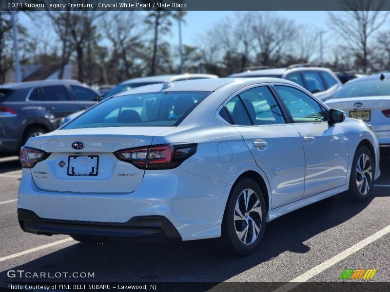 Crystal White Pearl / Slate Black 2021 Subaru Legacy Premium