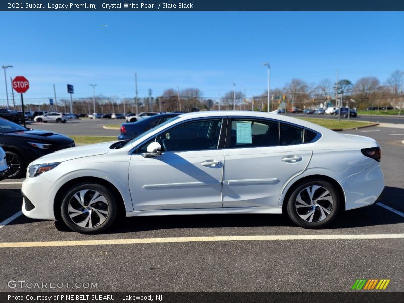 Crystal White Pearl / Slate Black 2021 Subaru Legacy Premium