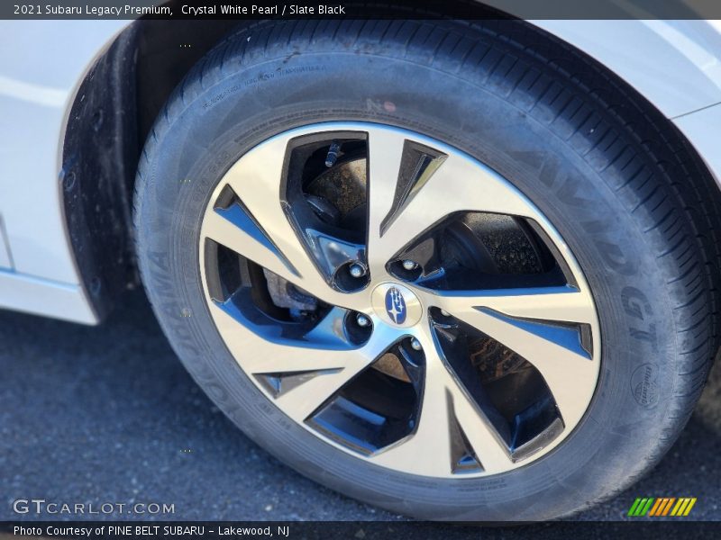 Crystal White Pearl / Slate Black 2021 Subaru Legacy Premium