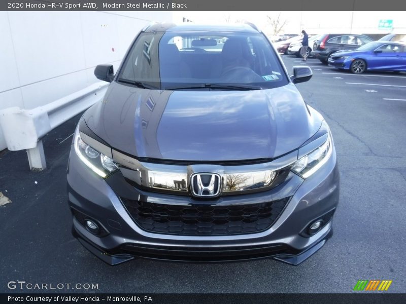 Modern Steel Metallic / Black 2020 Honda HR-V Sport AWD