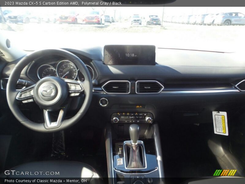 Polymetal Gray / Black 2023 Mazda CX-5 S Carbon Edition AWD