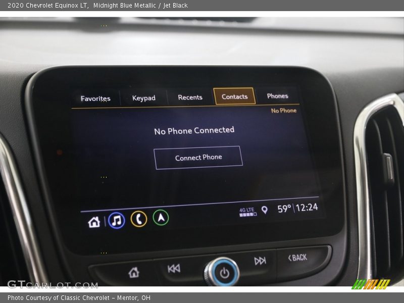 Midnight Blue Metallic / Jet Black 2020 Chevrolet Equinox LT
