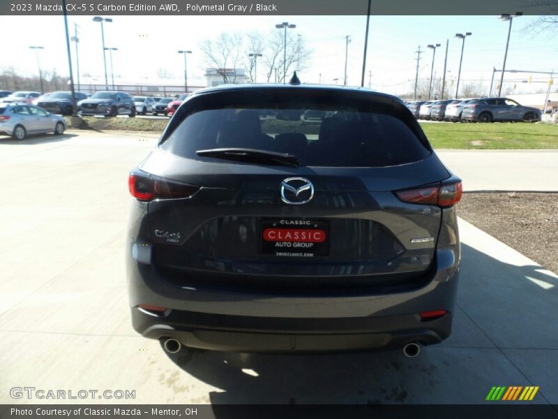 Polymetal Gray / Black 2023 Mazda CX-5 S Carbon Edition AWD