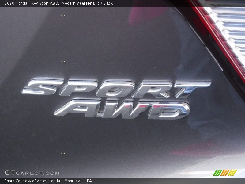 Modern Steel Metallic / Black 2020 Honda HR-V Sport AWD