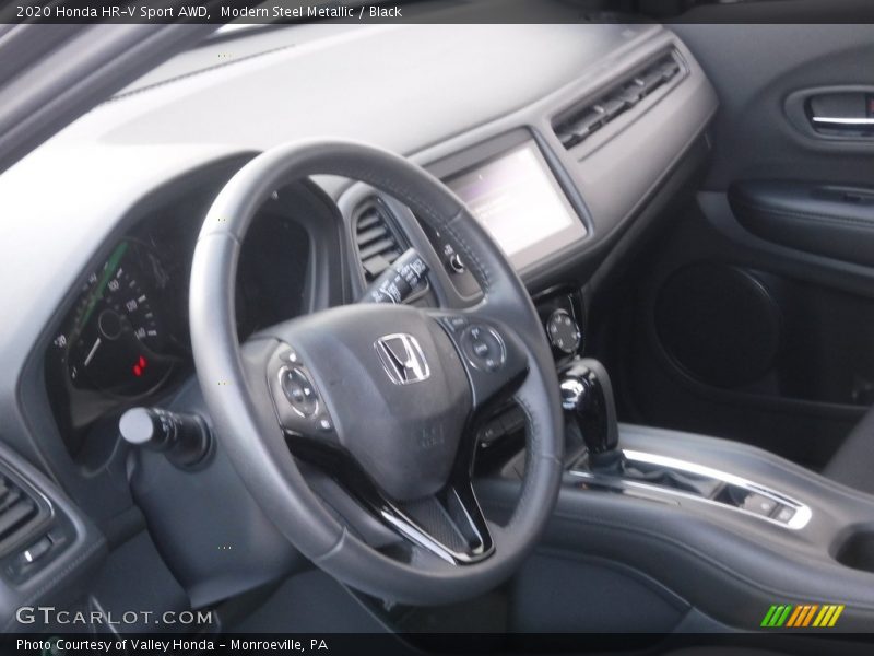 Modern Steel Metallic / Black 2020 Honda HR-V Sport AWD