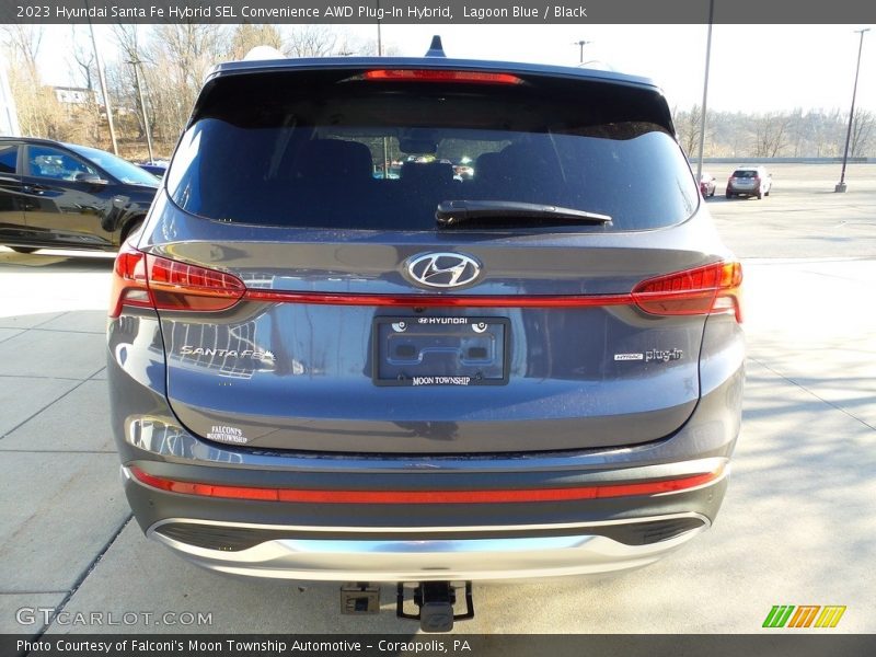 Lagoon Blue / Black 2023 Hyundai Santa Fe Hybrid SEL Convenience AWD Plug-In Hybrid